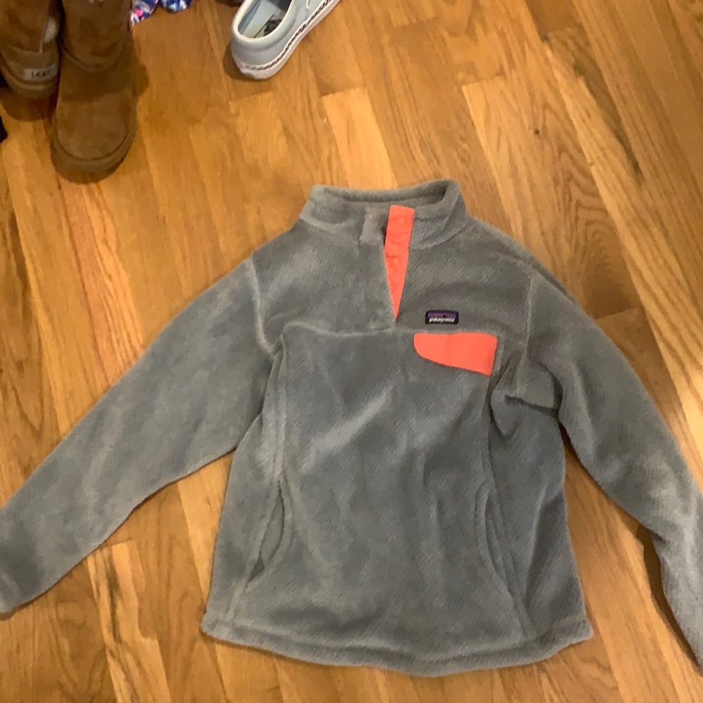 Gray Patagonia with Pink Accents